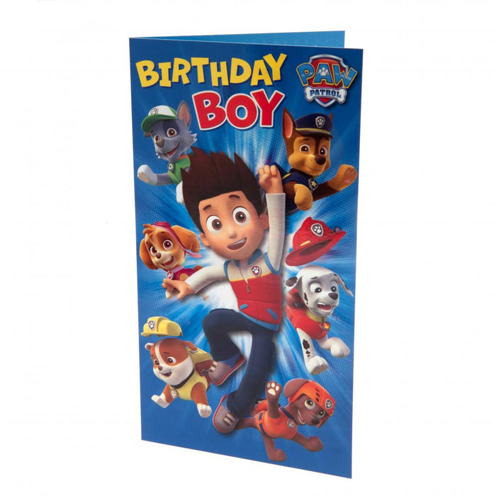 Paw Patrol Birthday Card Boy - Excellent Pick