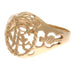 Rangers FC 9ct Gold Crest Ring Medium - Excellent Pick