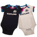 Scotland RU 2 Pack Bodysuit 12-18 Mths PB - Excellent Pick