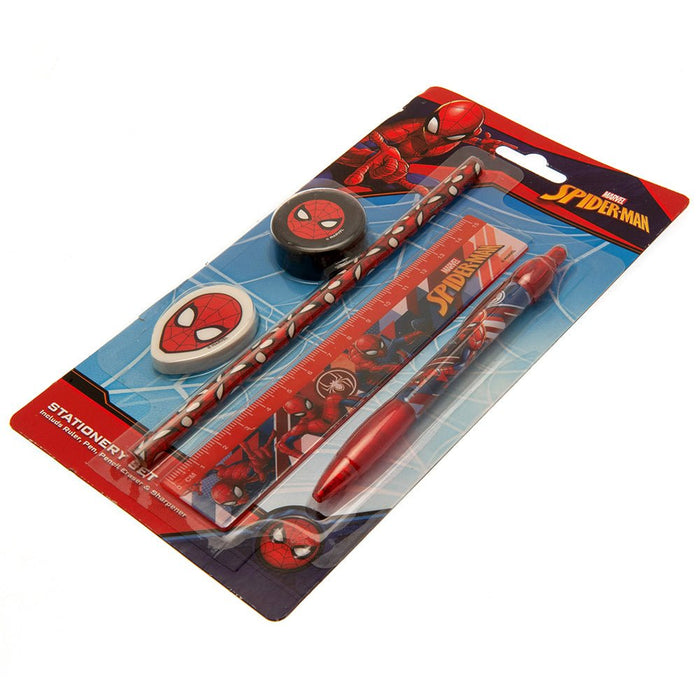 Spider-Man 5pc Stationery Set - Excellent Pick