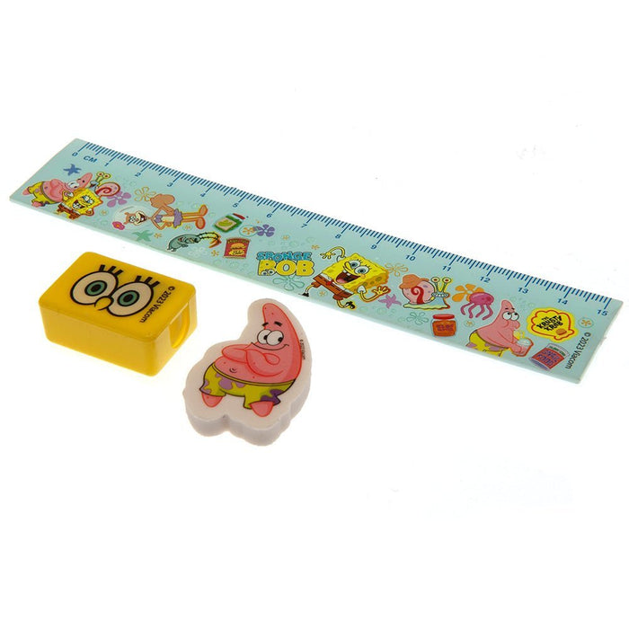 SpongeBob SquarePants 5pc Stationery Set - Excellent Pick