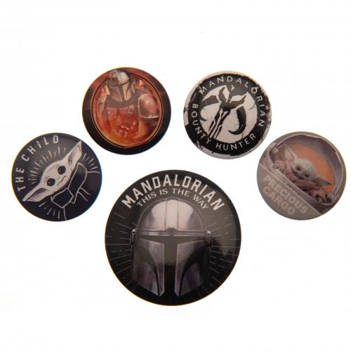 Star Wars: The Mandalorian Button Badge Set - Excellent Pick