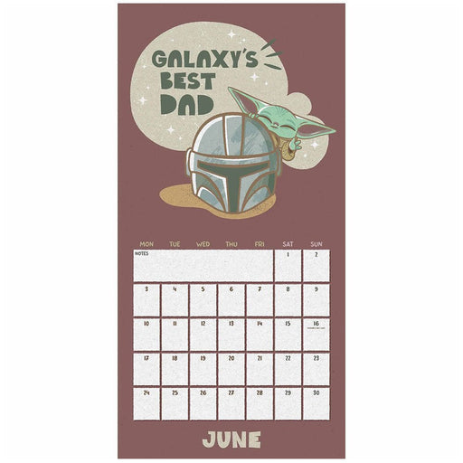 Star Wars: The Mandalorian Square Calendar 2024 Grogu - Excellent Pick