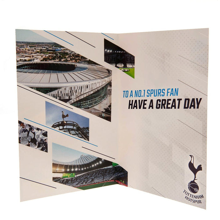 Tottenham Hotspur FC Birthday Card With Stickers - Excellent Pick
