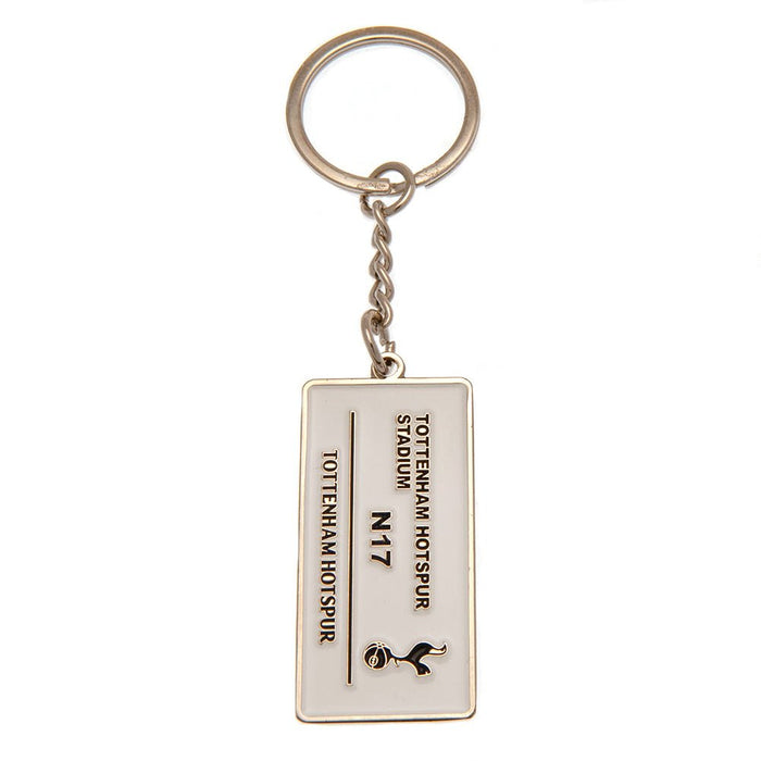 Tottenham Hotspur FC Embossed Street Sign Keyring - Excellent Pick