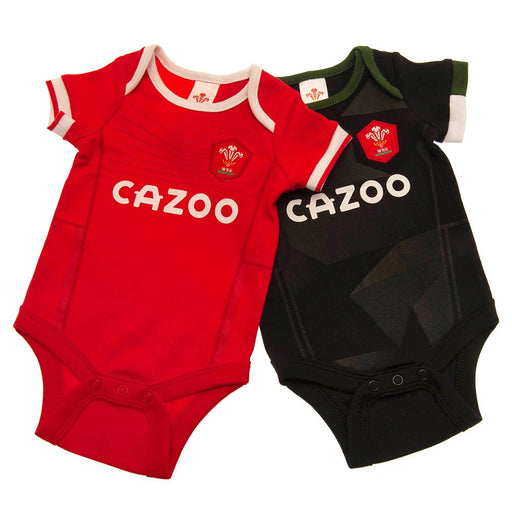 Wales RU 2 Pack Bodysuit 6-9 Mths PC - Excellent Pick