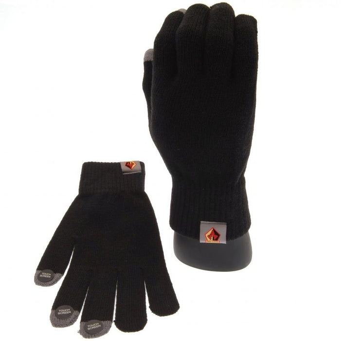 Watford FC Knitted Gloves Adults - Excellent Pick