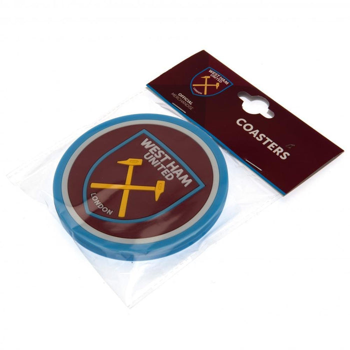 West Ham United Fc 2pk Coaster Set - Excellent Pick