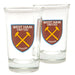 West Ham United FC 2pk Shot Glass Set - Excellent Pick