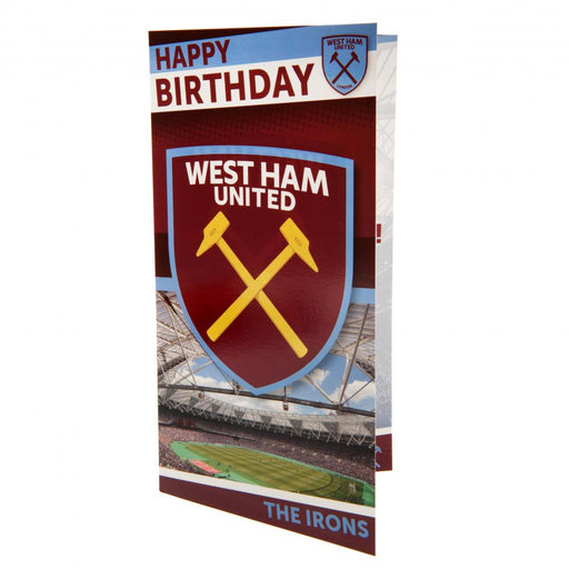 West Ham United FC Birthday Card - Excellent Pick