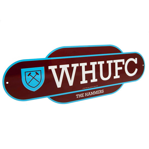 West Ham United FC Colour Retro Sign - Excellent Pick