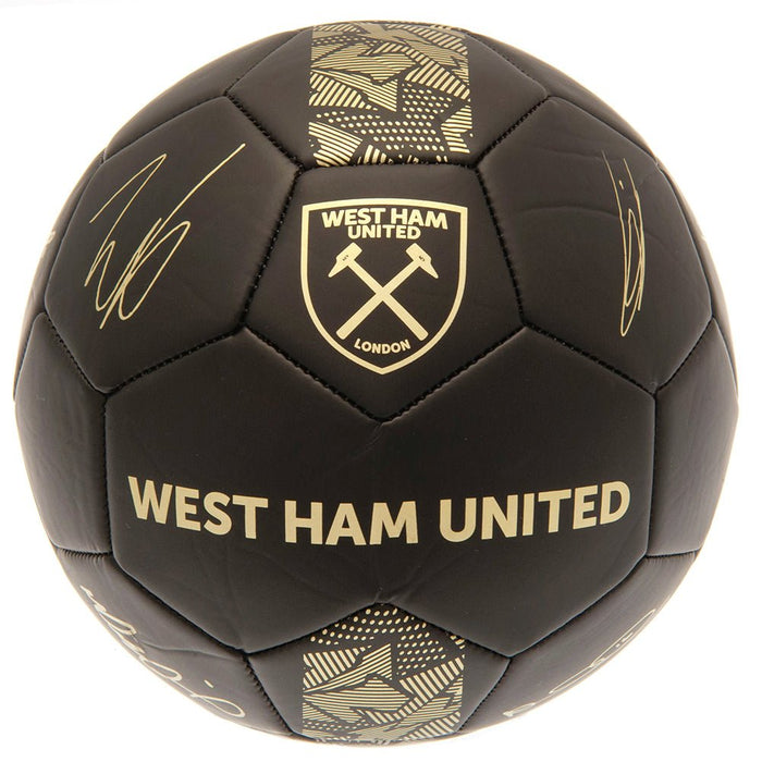 West Ham United FC Football Signature Gold PH - Excellent Pick