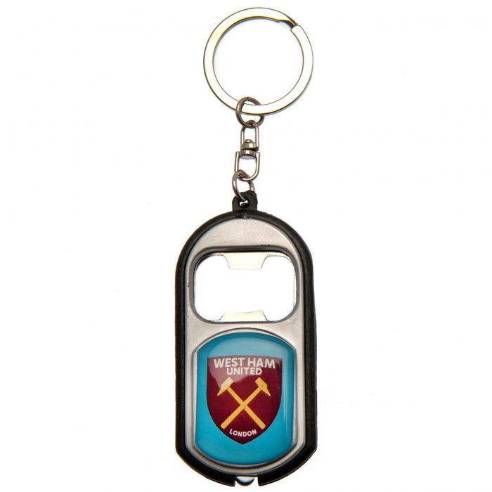 West Ham United Fc Key Ring Torch Bottle Opener - Excellent Pick