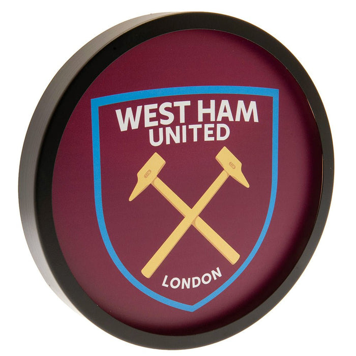 West Ham United FC Metal LED Logo Sign - Excellent Pick