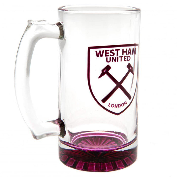 West Ham United FC Stein Glass Tankard CC - Excellent Pick