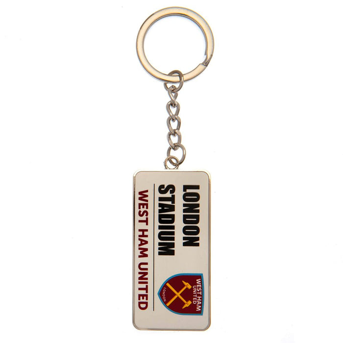 West Ham United FC Street Sign Keyring - Excellent Pick