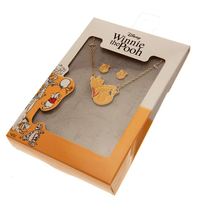 Winnie The Pooh Fashion Jewellery Necklace & Earring Set - Excellent Pick